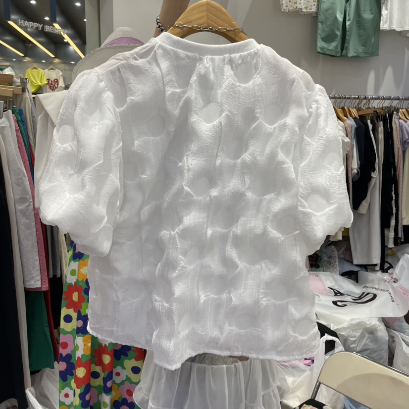 HAPPYBERRY直郵韓國代購㊣女裝新品休閑時尚人氣推薦25春夏T恤HAPPYBERRYT恤