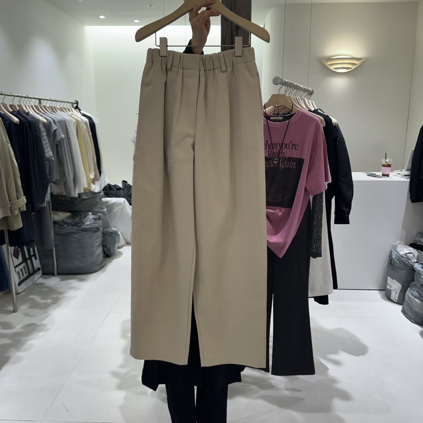 AVECNOUS韓國直郵女士新品人氣推薦職業真品時尚熱賣休閑褲AVECNOUS休閑褲圖色2