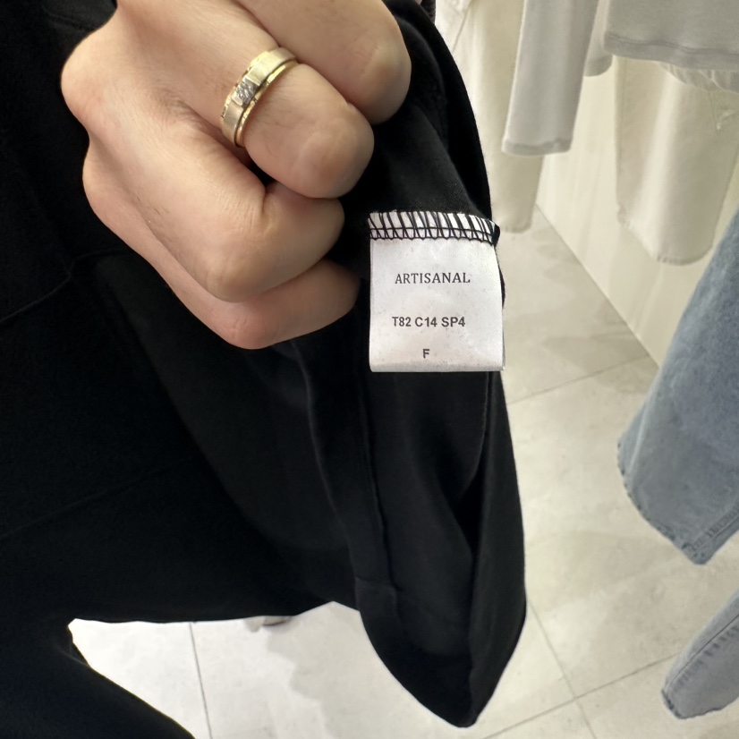 ARTISANAL東大門代購女裝新款職業推薦時尚真品25春夏長袖T恤ARTISANAL長袖T恤