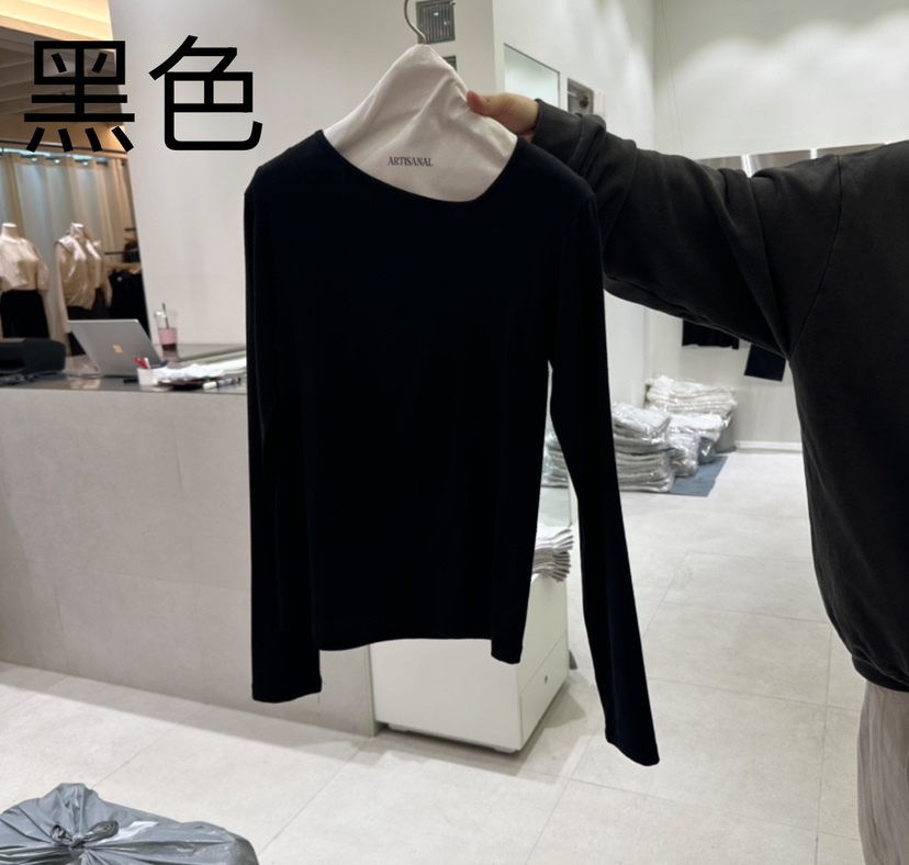 ARTISANAL東大門代購女裝新款職業推薦時尚真品25春夏長袖T恤ARTISANAL長袖T恤圖色2
