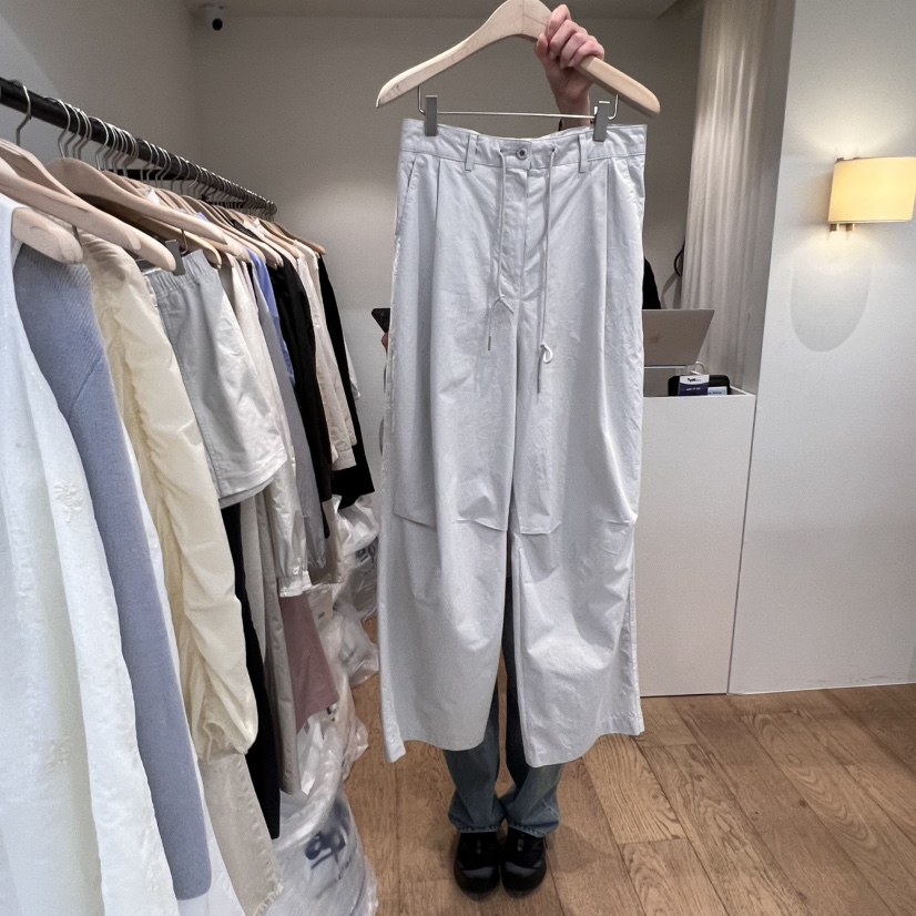 JINSIM東大門代購女裝新款熱賣25春夏時尚職業人氣真品休閑褲JINSIM休閑褲圖色2