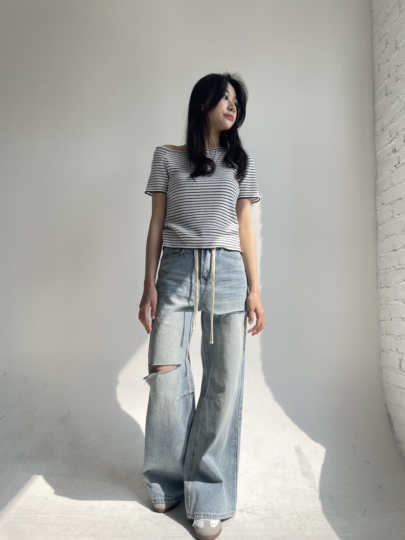 DELIGHT-L韓國直郵㊣女裝新款時尚休閑推薦熱賣25春夏人氣T恤DELIGHTT恤
