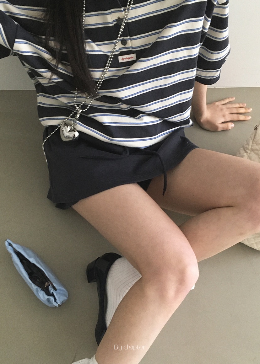 BY CHAPTER東大門代購女士新款25春夏休閑真品人氣時尚裙褲Chapter裙褲
