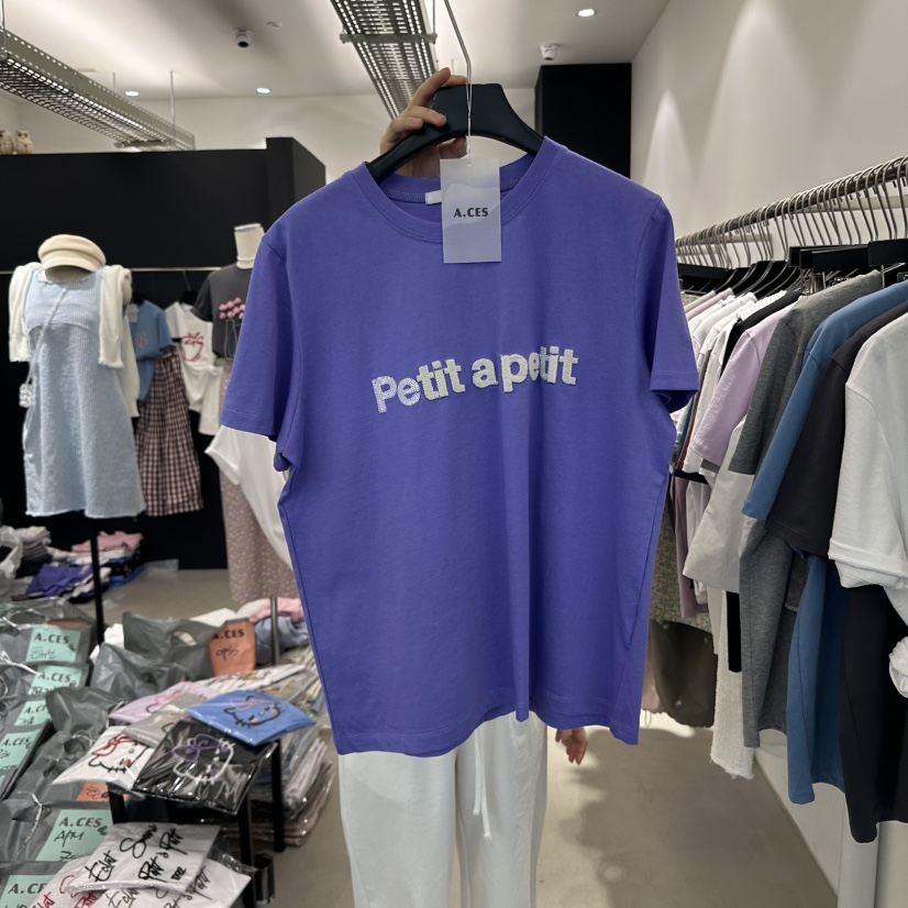 A.CES東大門代購女士新品真品25春夏時尚熱賣休閑推薦職業T恤A.CEST恤圖色4