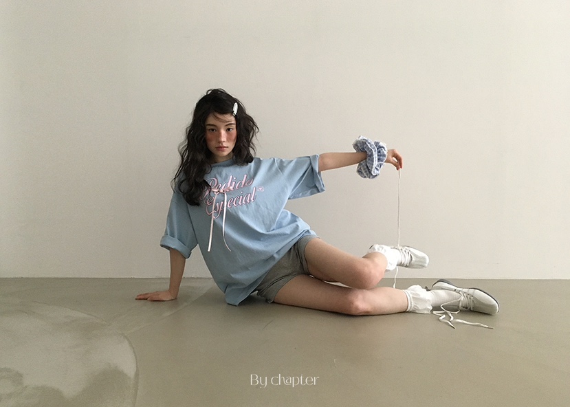 BY CHAPTER韓國直郵女裝新品休閑人氣職業熱賣推薦25春夏T恤ChapterT恤