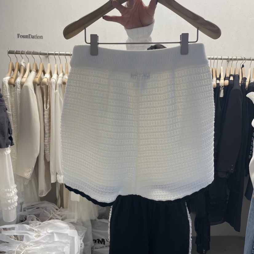 FOUNDATION東大門代購女士新品25春夏時尚休閑真品熱賣短褲FOUNDATION短褲