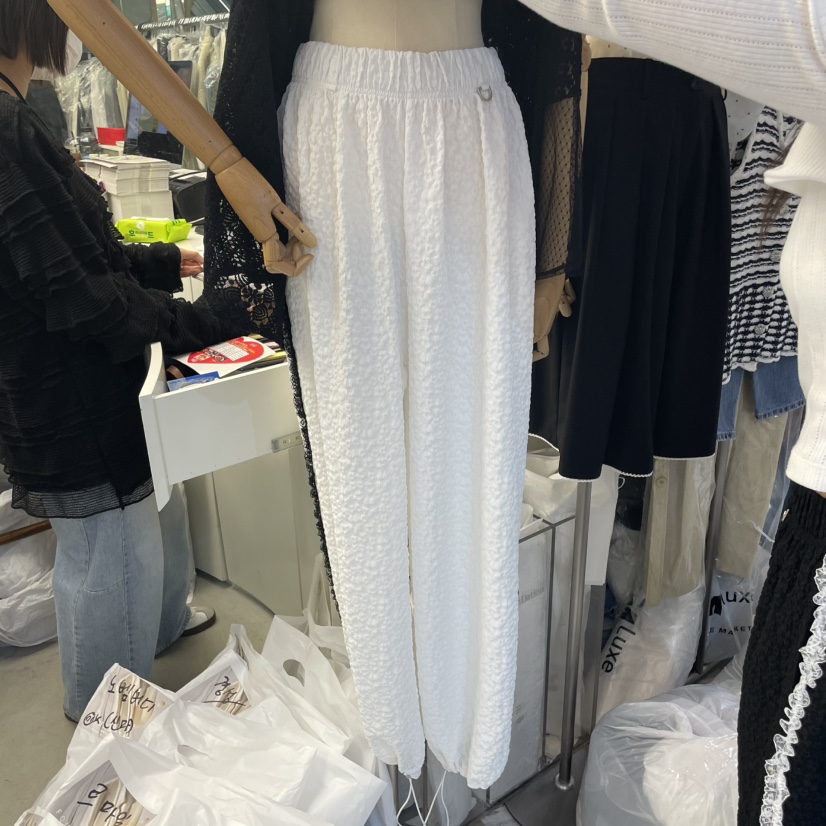 FOUNDATION韓國代購女士新款職業真品熱賣人氣休閑25春夏休閑褲FOUNDATION休閑褲圖色1