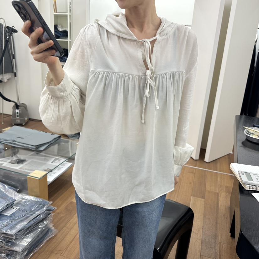 MYNAMEIS東大門直郵女裝新品休閑熱賣時尚推薦人氣襯衫蕾絲衫MYNAMEIS襯衫/蕾絲衫圖色2