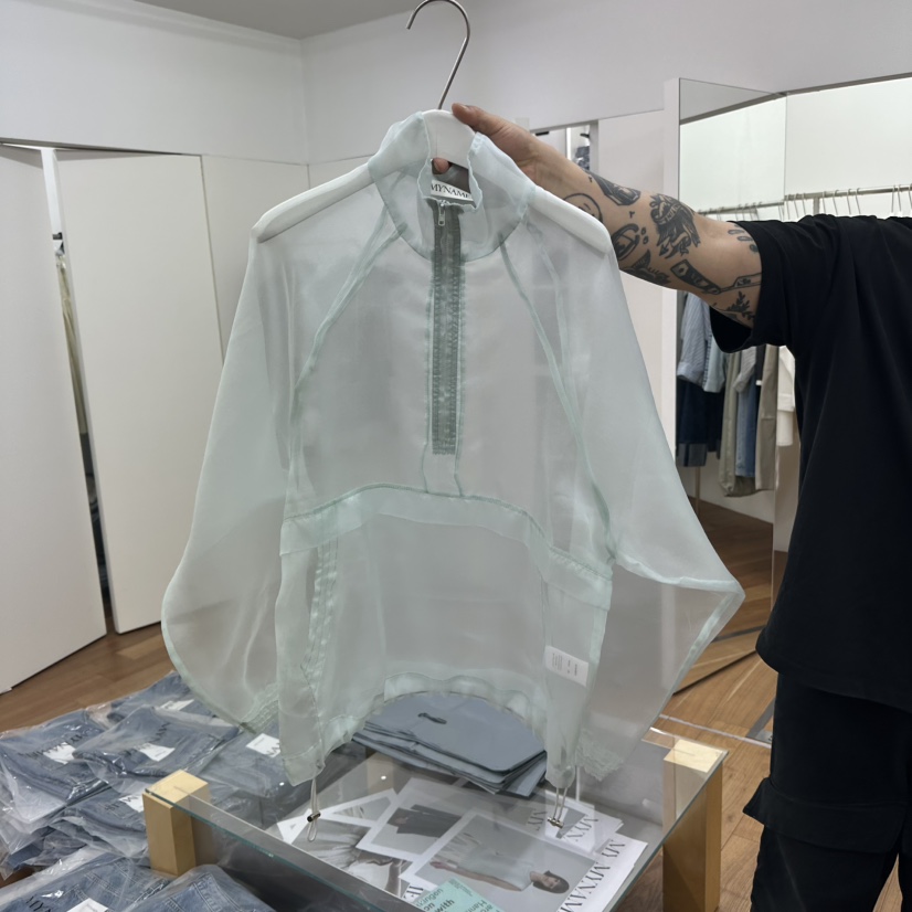 MYNAMEIS東大門直郵女裝新品25春夏休閑職業時尚衛衣不含內搭MYNAMEIS衛衣