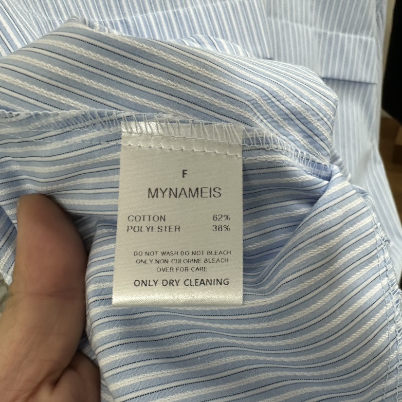 MYNAMEIS東大門實拍女裝新品真品休閑25春夏熱賣襯衫蕾絲衫MYNAMEIS襯衫/蕾絲衫