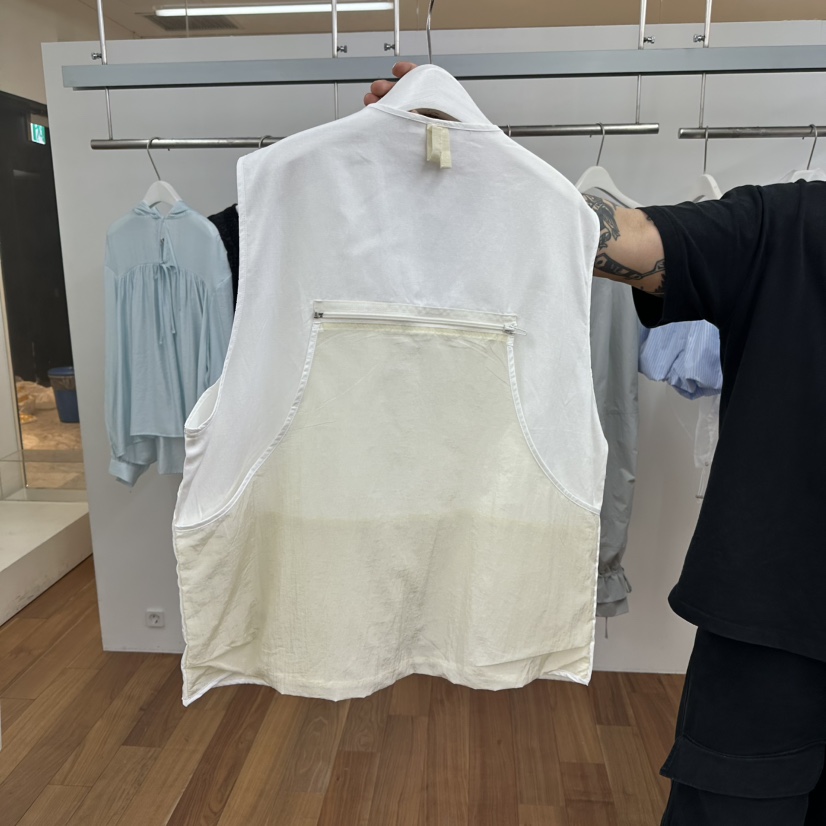 MYNAMEIS韓國直郵女士新品熱賣推薦真品時尚人氣職業25春夏馬甲MYNAMEIS馬甲