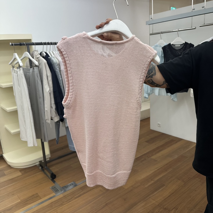 MYNAMEIS東大門實拍女士新款時尚真品25春夏吊帶背心假兩件MYNAMEIS吊帶/背心