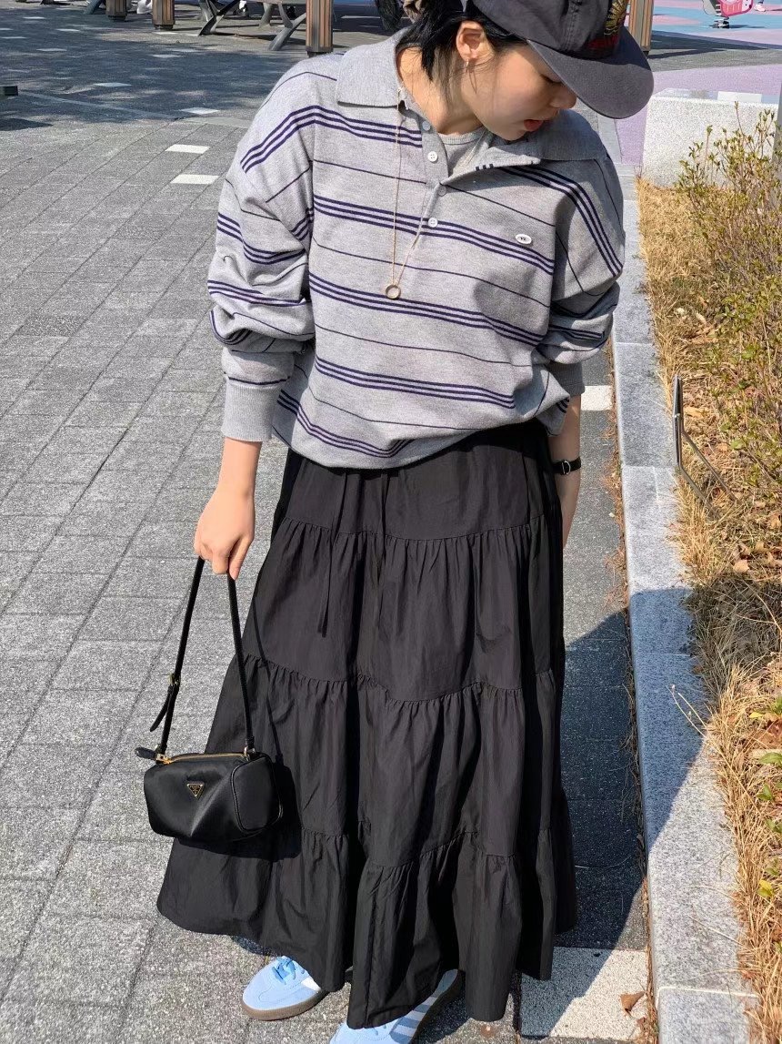 LIBERTY韓國直郵㊣東大門實拍女裝新款推薦25春夏時尚休閑長裙LIBERTY長裙