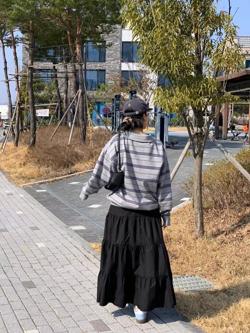 LIBERTY韓國直郵㊣東大門實拍女裝新款推薦25春夏時尚休閑長裙LIBERTY長裙
