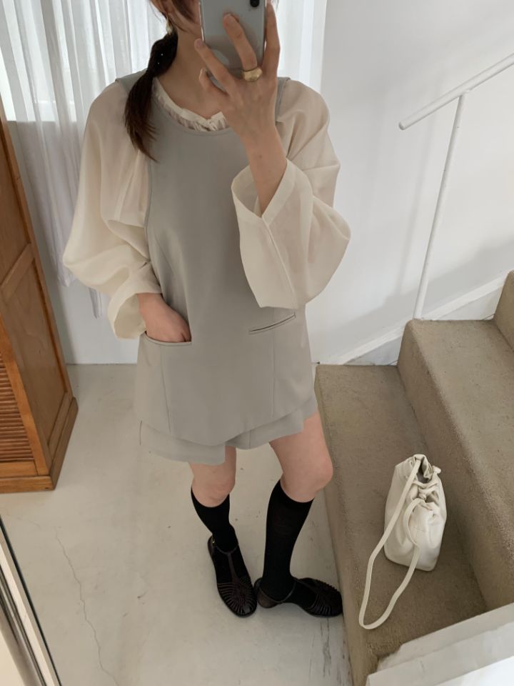 MARE韓國直郵㊣女裝新款人氣25春夏時尚休閑吊帶背心不含內搭MARE吊帶/背心