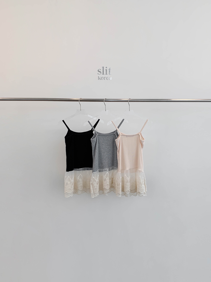 SLIT韓國直郵㊣女裝新品推薦時尚熱賣休閑人氣25春夏吊帶背心SLIT吊帶/背心