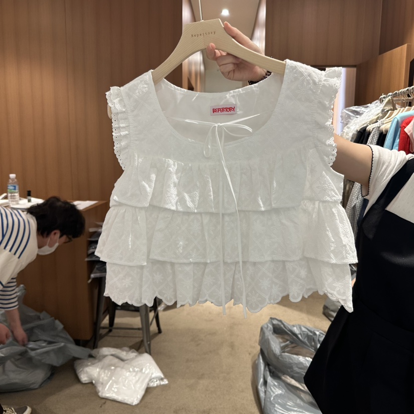 REPERTORY直郵韓國代購㊣女裝新品25春夏休閑熱賣時尚吊帶背心REPERTORY吊帶/背心圖色1