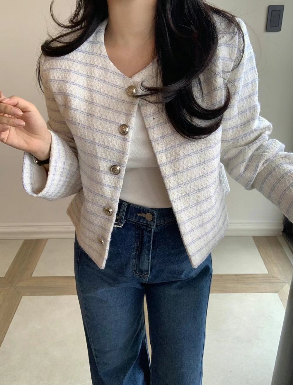 LIBERTY韓國直郵㊣女裝新品25春夏人氣推薦熱賣時尚休閑夾克LIBERTY夾克