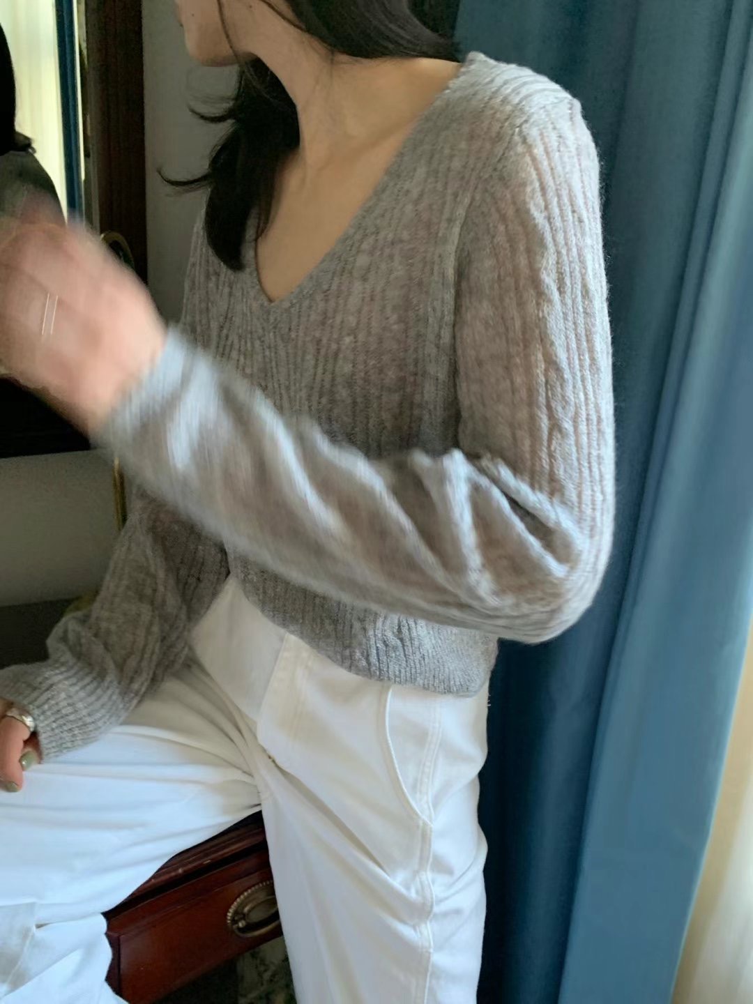 LIBERTY韓國直郵㊣女裝新品熱賣時尚休閑25春夏推薦人氣針織衫LIBERTY針織衫