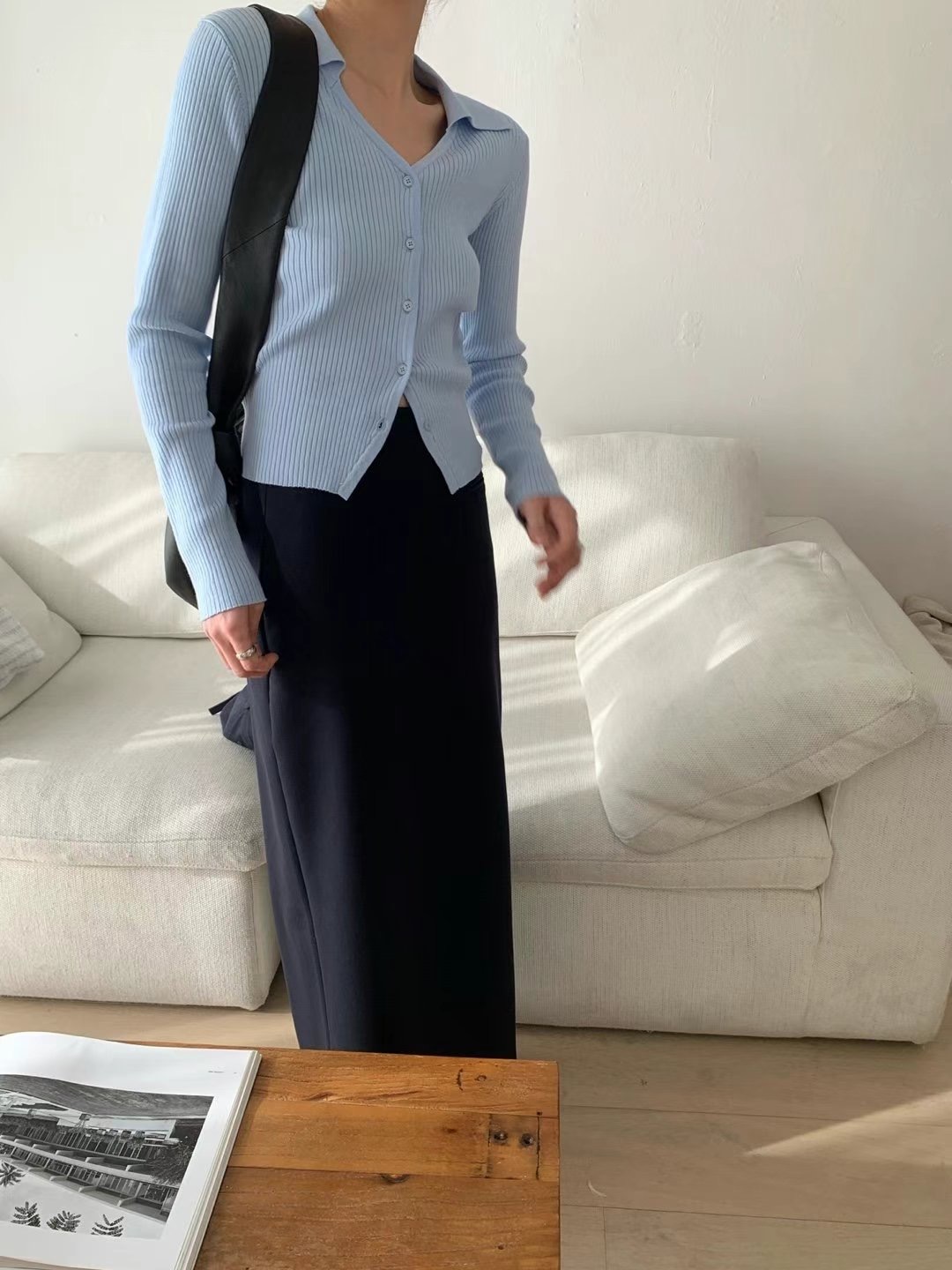 LIBERTY韓國直郵㊣東大門實拍女裝新款25春夏熱賣時尚針織衫LIBERTY針織衫