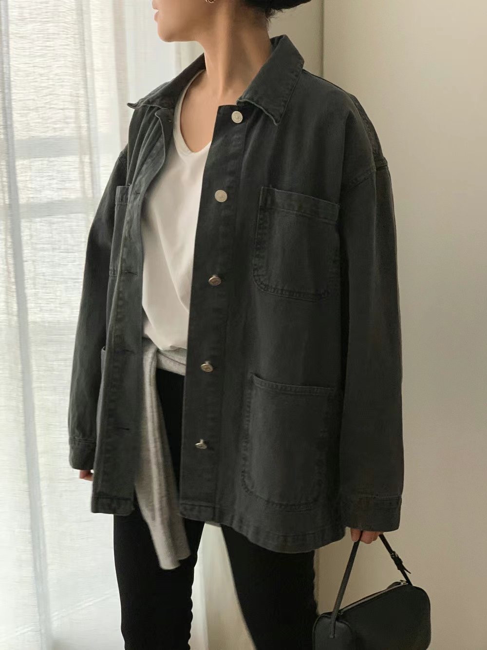 LIBERTY韓國㊣直郵東大門代購女裝新款25春夏人氣推薦休閑夾克LIBERTY夾克