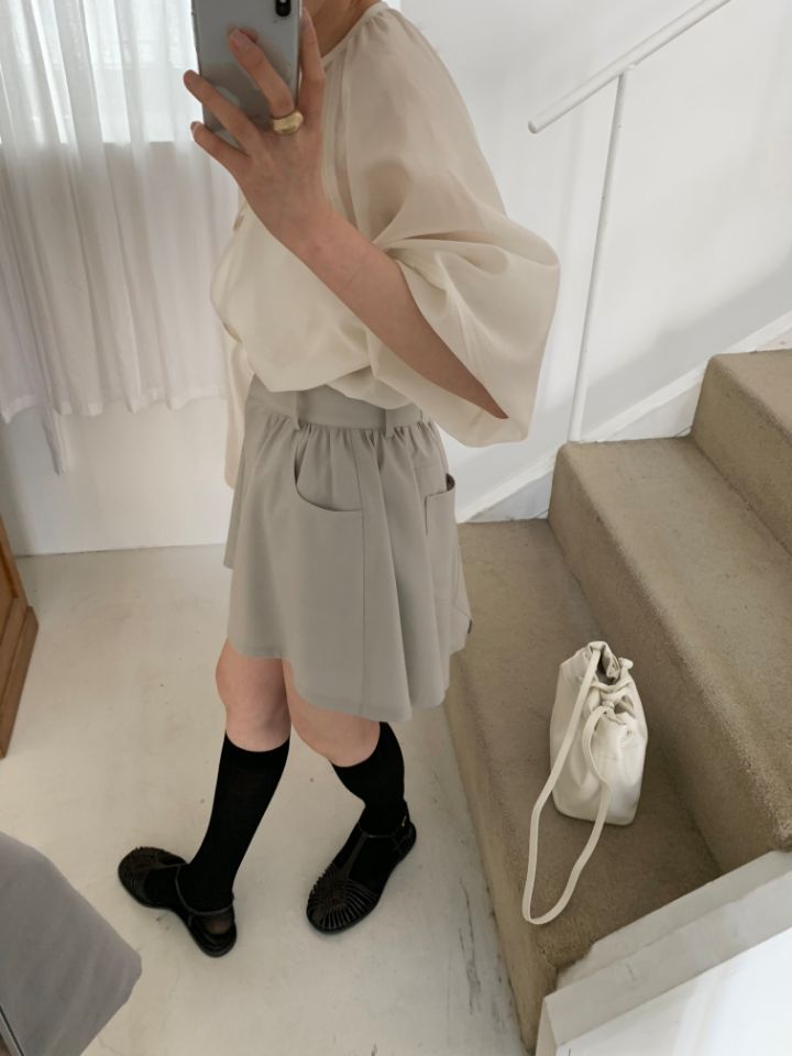 MARE韓國直郵㊣東大門實拍女裝新品25春夏休閑推薦熱賣短裙MARE短裙