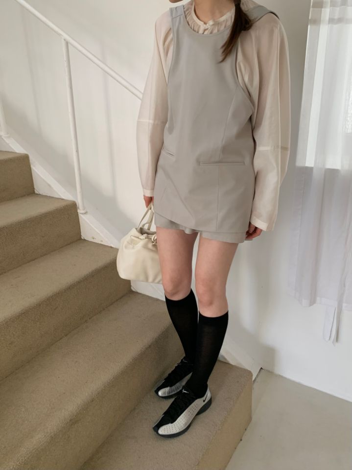 MARE韓國直郵㊣東大門實拍女裝新品25春夏休閑推薦熱賣短裙MARE短裙