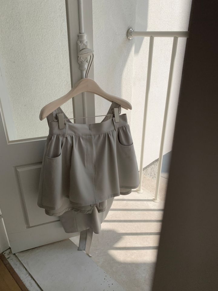 MARE韓國直郵㊣東大門實拍女裝新品25春夏休閑推薦熱賣短裙MARE短裙