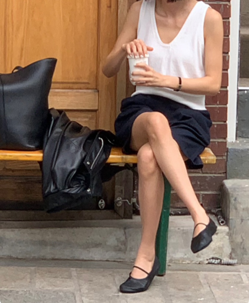 A Flan韓國直郵㊣東大門實拍女裝新品人氣休閑吊帶背心雙面AFN/A Flan吊帶/背心