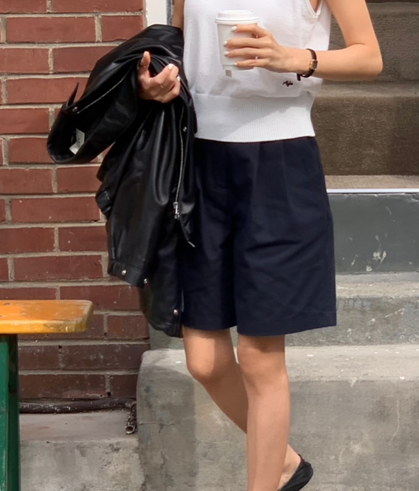A Flan韓國直郵㊣東大門實拍女裝新品人氣休閑吊帶背心雙面AFN/A Flan吊帶/背心