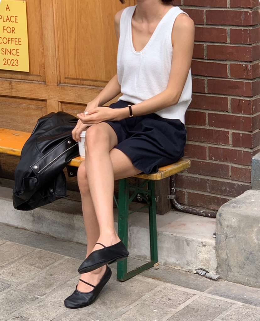 A Flan韓國直郵㊣東大門實拍女裝新品人氣休閑吊帶背心雙面AFN/A Flan吊帶/背心