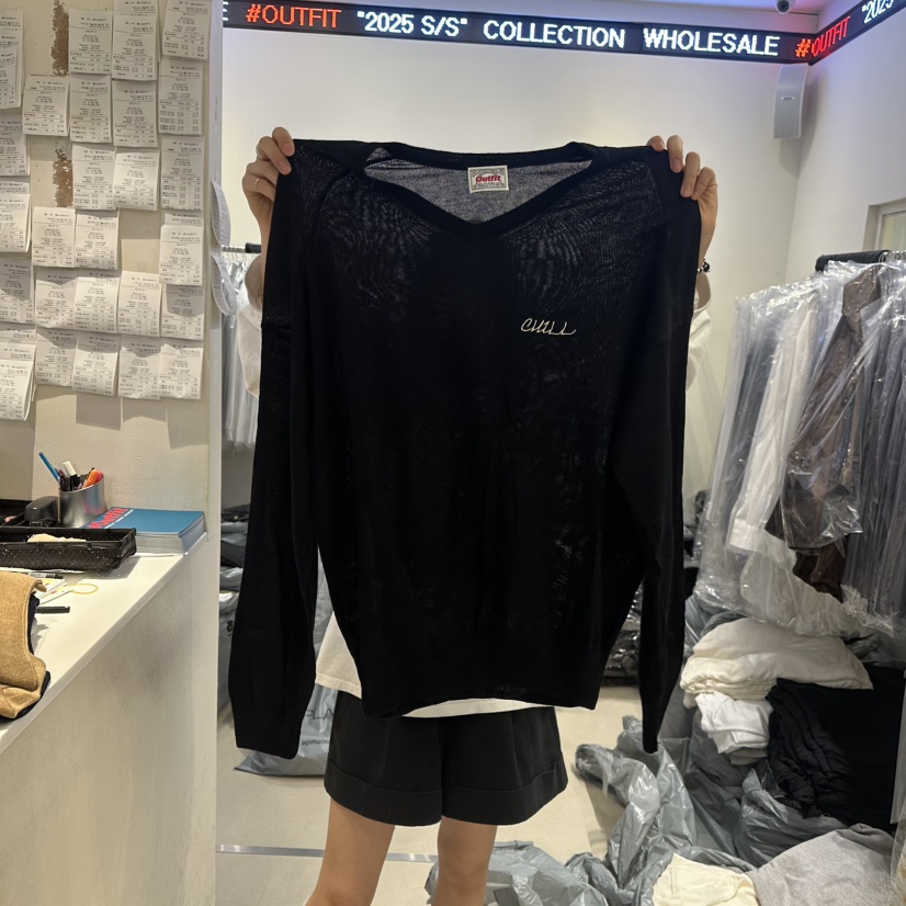 OUTFIT東大門實拍女裝新品真品熱賣25春夏人氣推薦時尚針織衫OUTFIT針織衫圖色5