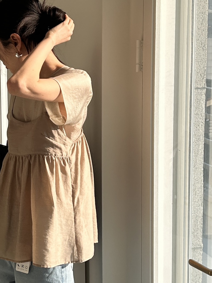 ME MO韓國直郵㊣女裝新款推薦人氣25春夏時尚熱賣襯衫蕾絲衫ME MO襯衫/蕾絲衫