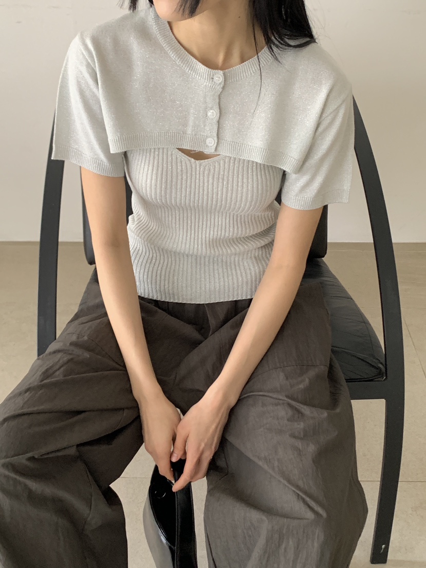 LA_TERRE韓國直郵㊣東大門實拍女裝新品人氣針織衫不含內搭LA_TERRE針織衫