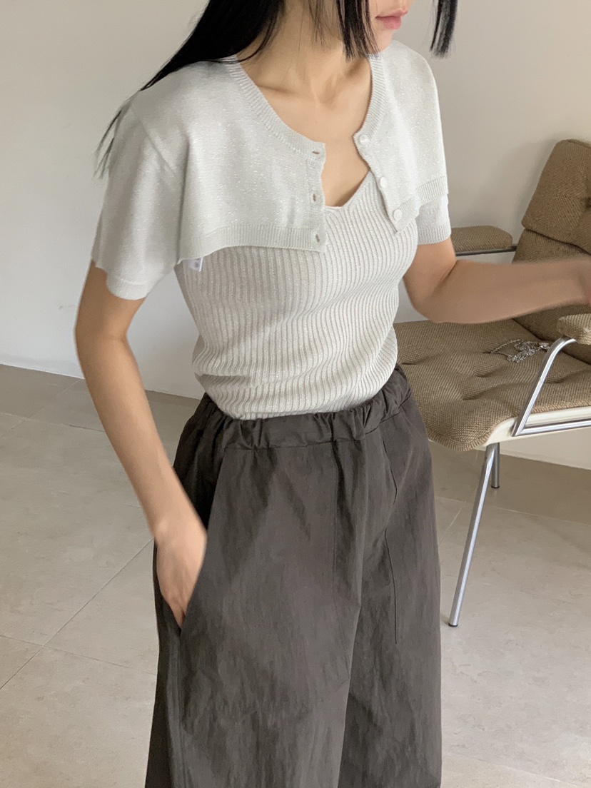 LA_TERRE韓國直郵㊣東大門實拍女裝新品人氣針織衫不含內搭LA_TERRE針織衫