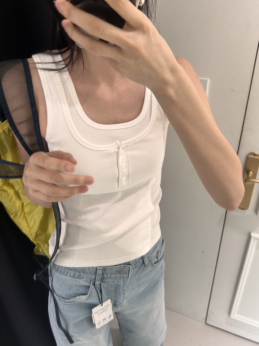 ME MO韓國直郵㊣東大門實拍女裝新款熱賣吊帶背心不含內搭ME MO吊帶/背心