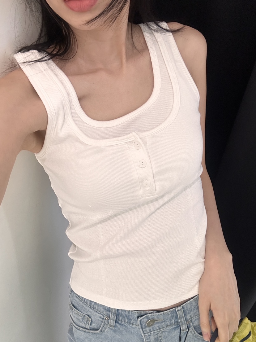 ME MO韓國直郵㊣東大門實拍女裝新款熱賣吊帶背心不含內搭ME MO吊帶/背心