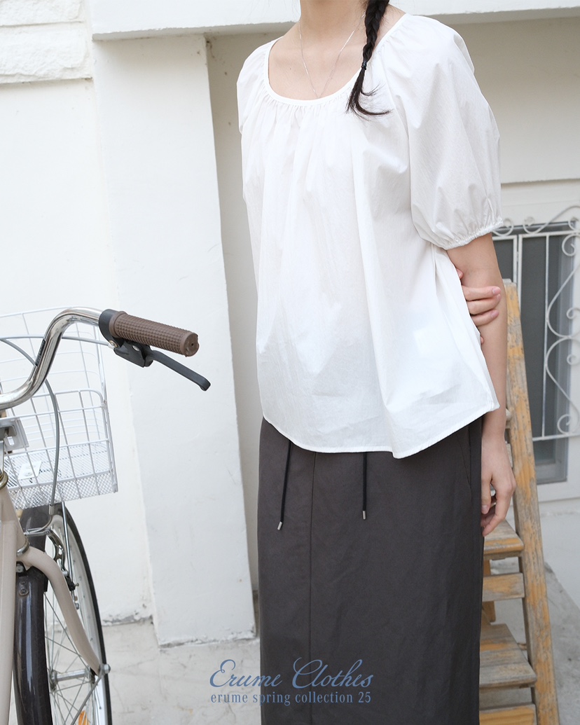 ERUME韓國直郵㊣女裝新款25春夏熱賣時尚人氣休閑襯衫蕾絲衫ERUME襯衫/蕾絲衫