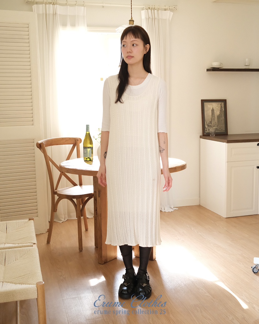 ERUME直郵韓國代購㊣女裝新品熱賣人氣時尚休閑25春夏連衣裙ERUME連衣裙