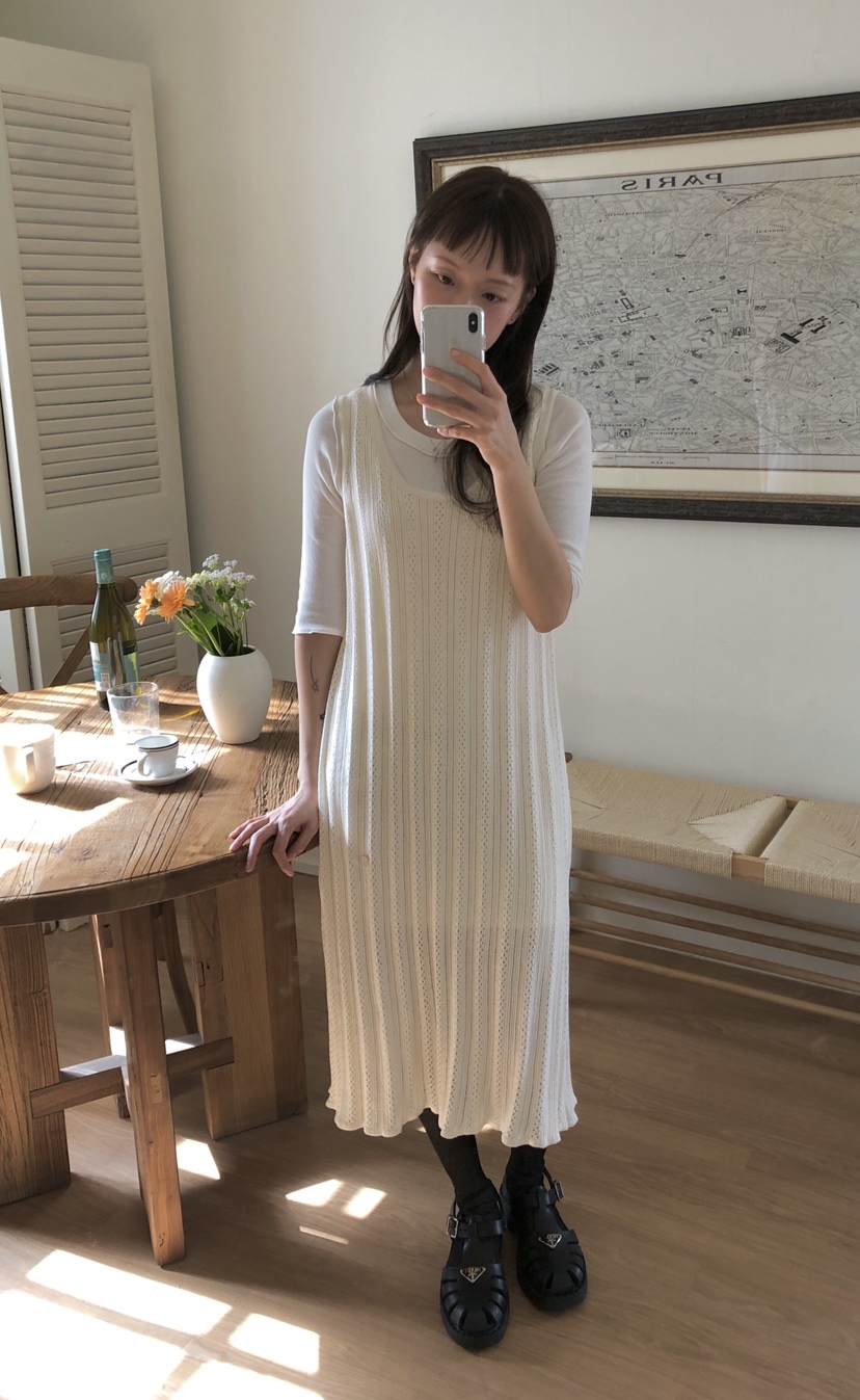 ERUME直郵韓國代購㊣女裝新品熱賣人氣時尚休閑25春夏連衣裙ERUME連衣裙