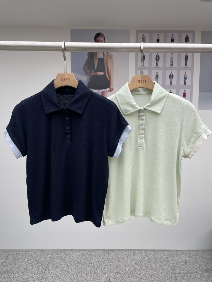 MADE-P直郵韓國代購㊣女裝新品推薦熱賣25春夏休閑時尚T恤MADE-PT恤