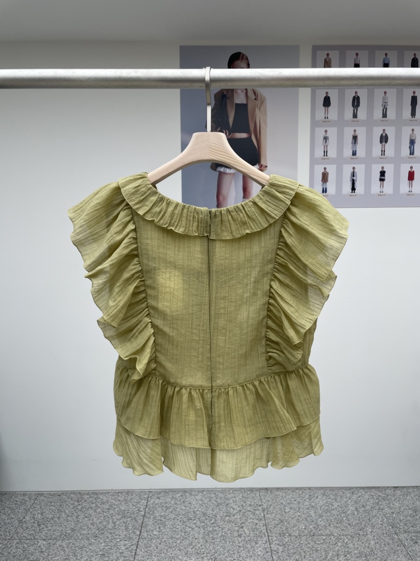 MADE-P韓國㊣直郵東大門代購女裝新款休閑人氣25春夏襯衫蕾絲衫MADE-P襯衫/蕾絲衫
