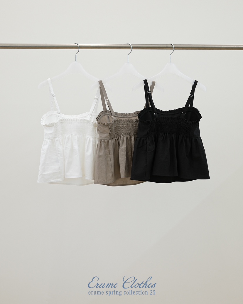 ERUME韓國㊣直郵東大門代購女裝新品25春夏人氣休閑吊帶背心ERUME吊帶/背心