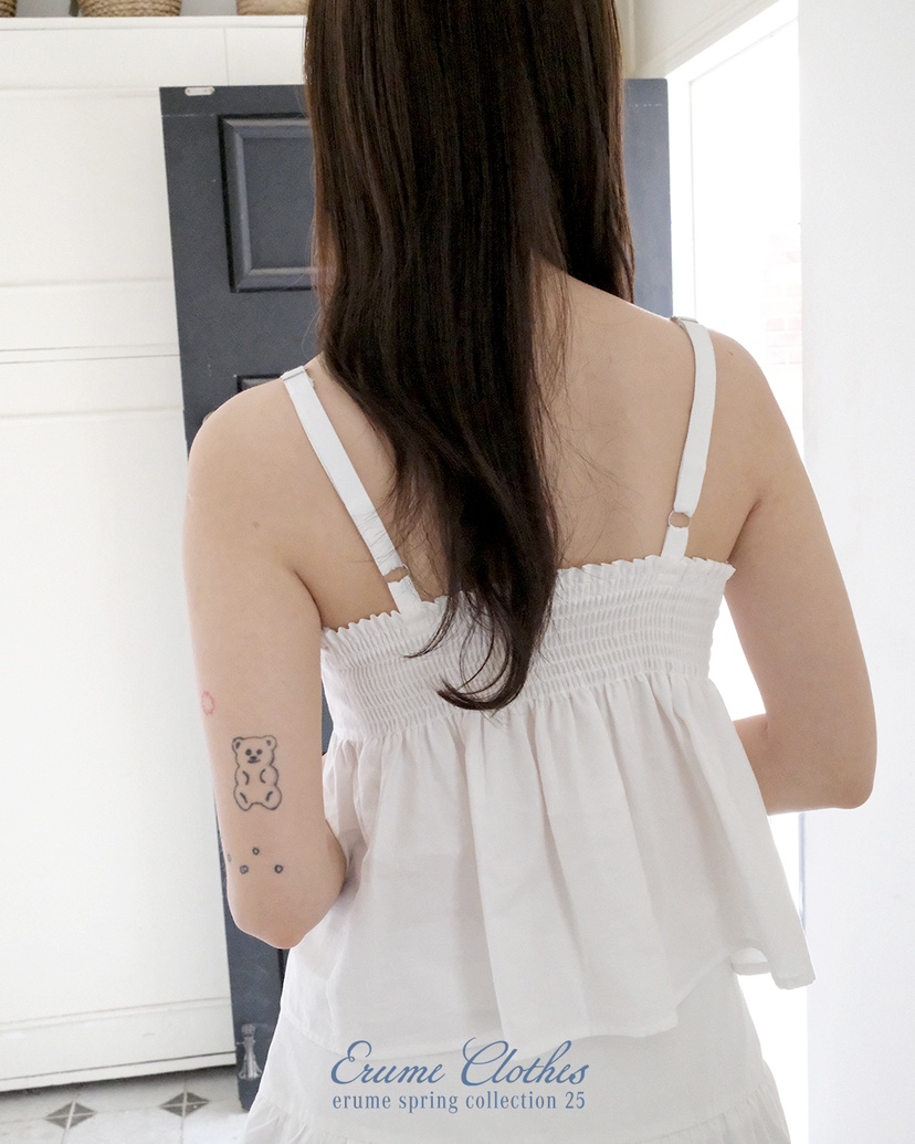 ERUME韓國㊣直郵東大門代購女裝新品25春夏人氣休閑吊帶背心ERUME吊帶/背心