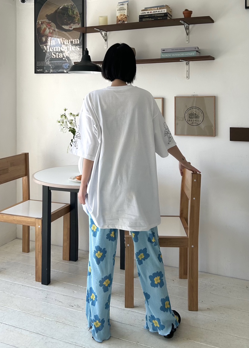 THE LINE-Q直郵韓國代購㊣女裝新品休閑25春夏推薦休閑褲THE LINE-q休閑褲
