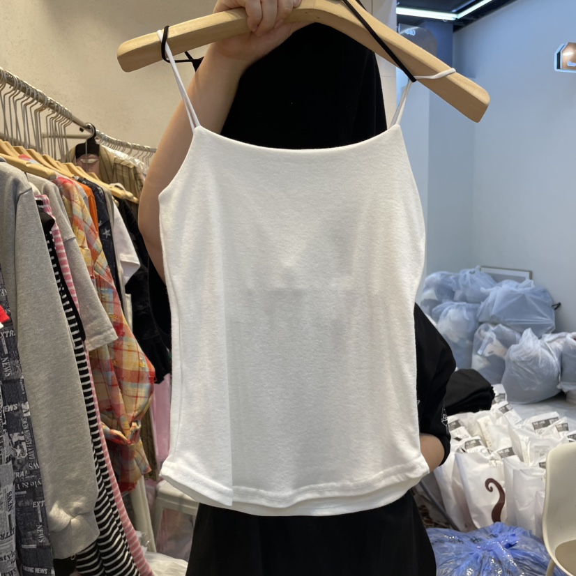 THE LINE-Q韓國㊣直郵東大門代購女裝新款推薦熱賣吊帶背心THE LINE-q吊帶/背心