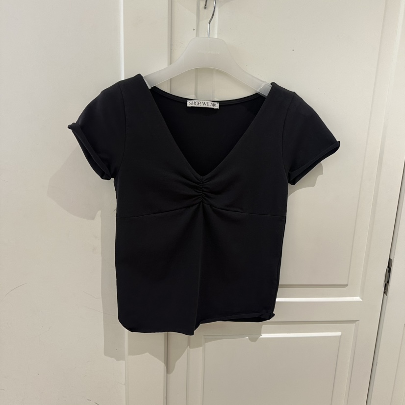 WE ARE/WELOVER韓國直郵㊣女裝新品25春夏人氣休閑時尚T恤SHOP_WE ARET恤圖色2