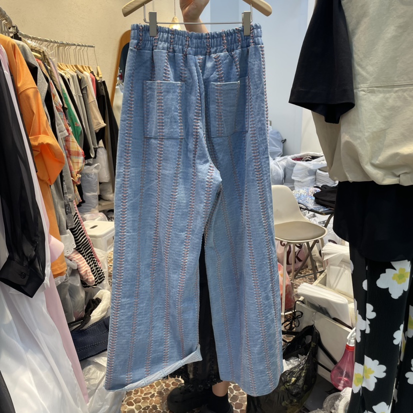 THE LINE-Q直郵韓國代購㊣女裝新品人氣休閑推薦時尚休閑褲THE LINE-q休閑褲