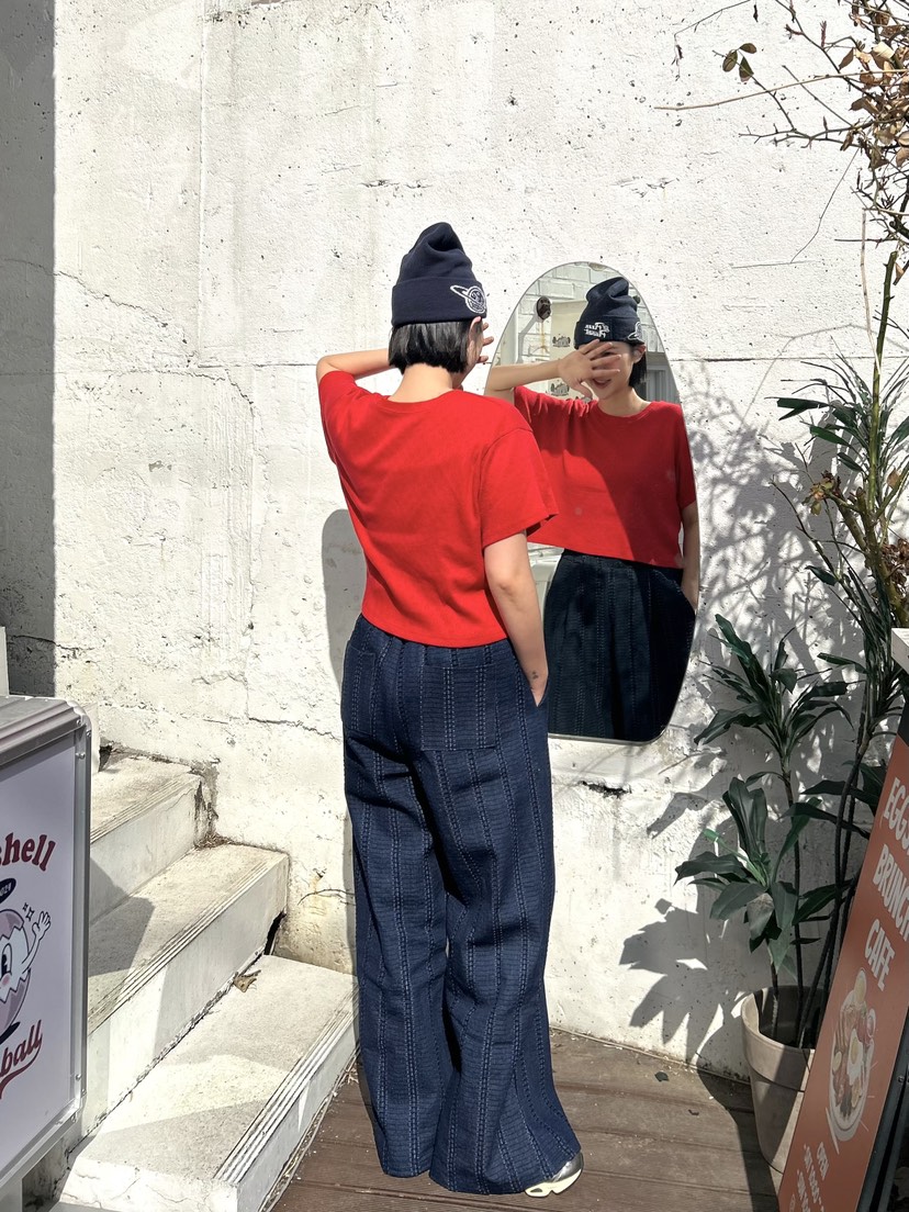 THE LINE-Q直郵韓國代購㊣女裝新品人氣休閑推薦時尚休閑褲THE LINE-q休閑褲