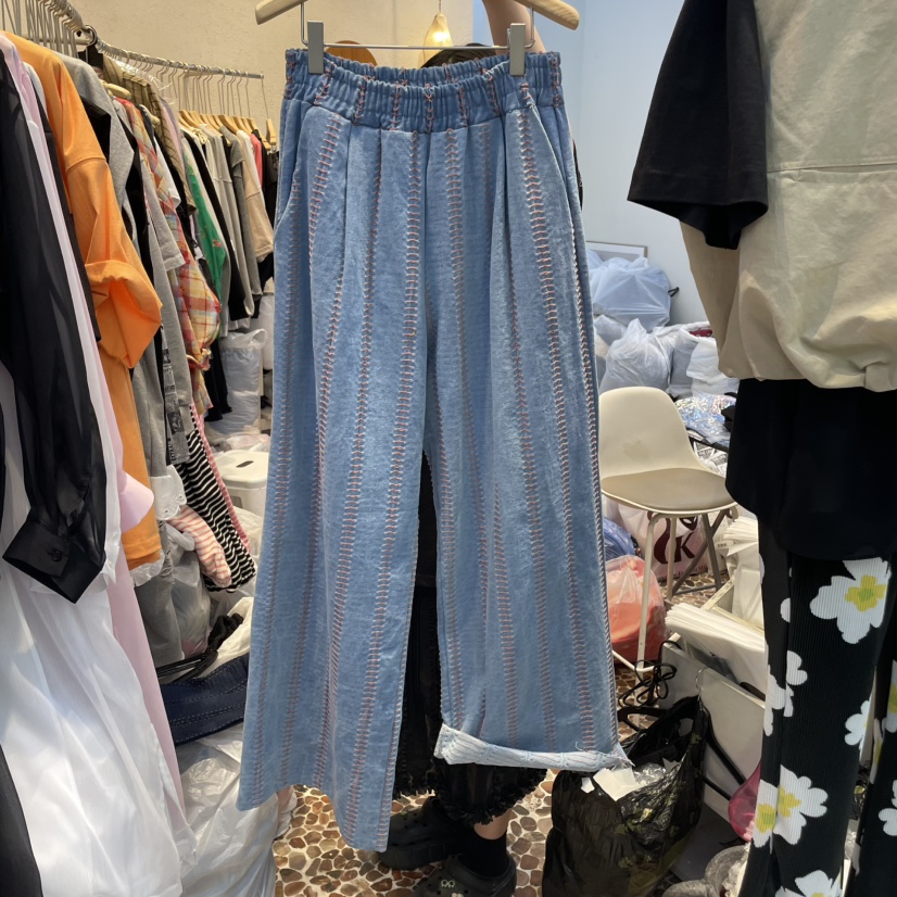 THE LINE-Q直郵韓國代購㊣女裝新品人氣休閑推薦時尚休閑褲THE LINE-q休閑褲